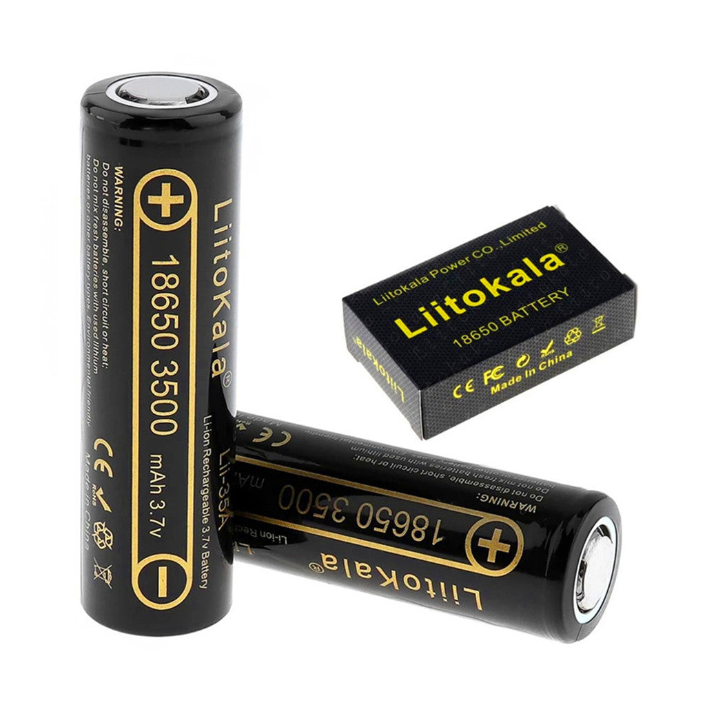 2本セット Lii-35A 3.7V 3500mAh 10A 放電バッテリー 18650バッテリー、ドローン用