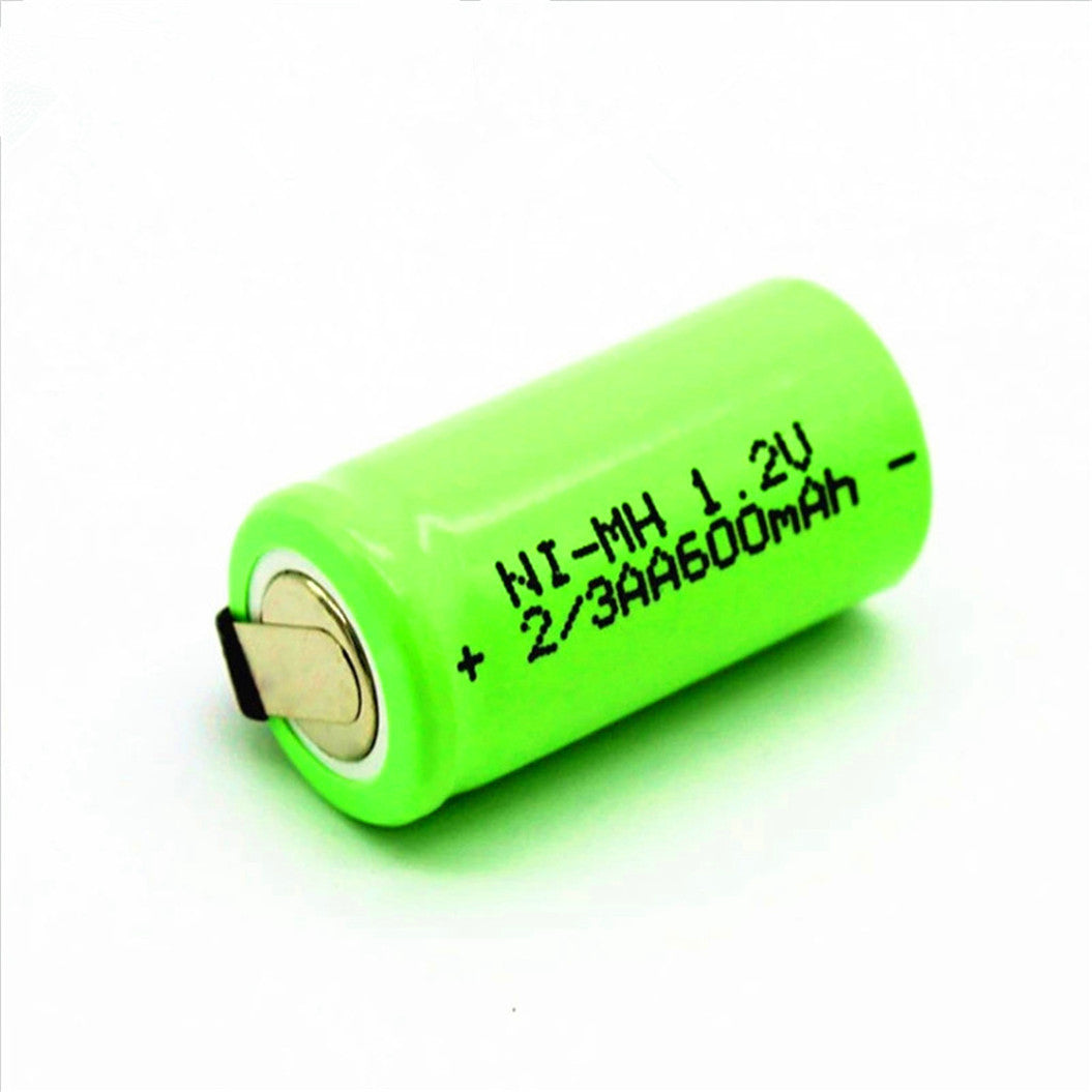 8 piezas de batería de 1,2 V 600 mAh Ni-Cd nicd para batería azul