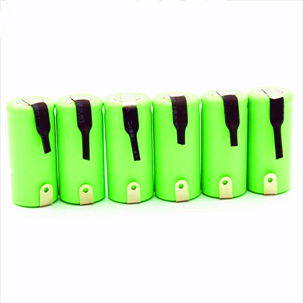 8 piezas de batería de 1,2 V 600 mAh Ni-Cd nicd para batería azul