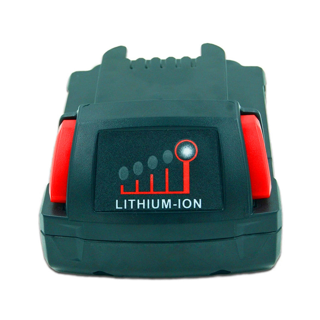 Lot de 2 batteries de rechange pour outils électriques Li-ion 18 V 2000 mAh pour Milwaukee M18 48-11-1820