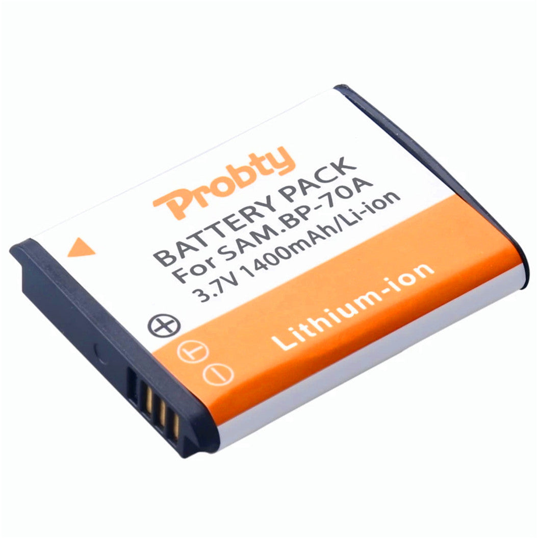 Batterie lithium-ion 3,7 V 1400 mAh BP-70A BP70A pour Samsung ST90 ST100 ST150F ST700 ST6500 SL50