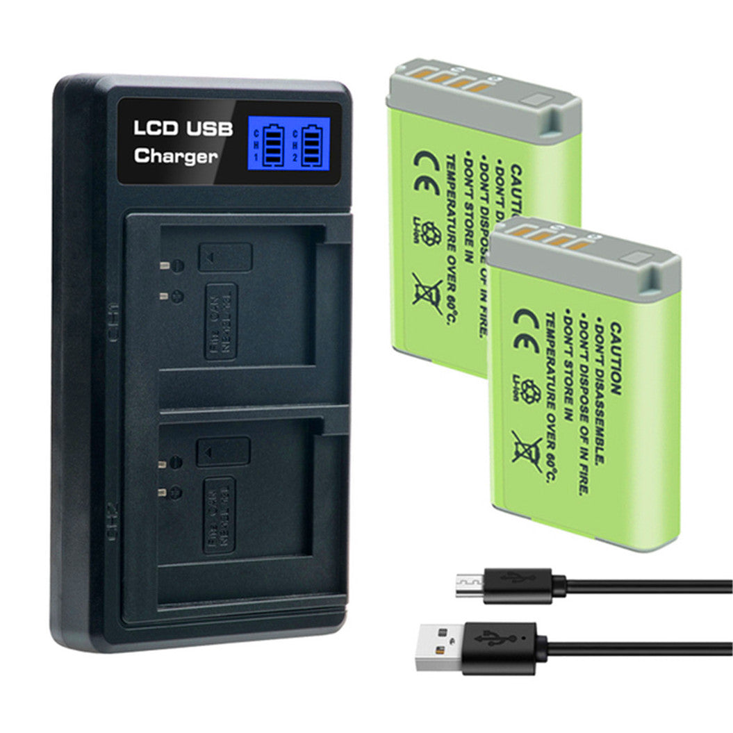 2 Peças de Bateria Li-Ion 3.6V 1250mAh NB-13L para Canon PowerShot G7X, SX730 HS e Modelos Compatíveis