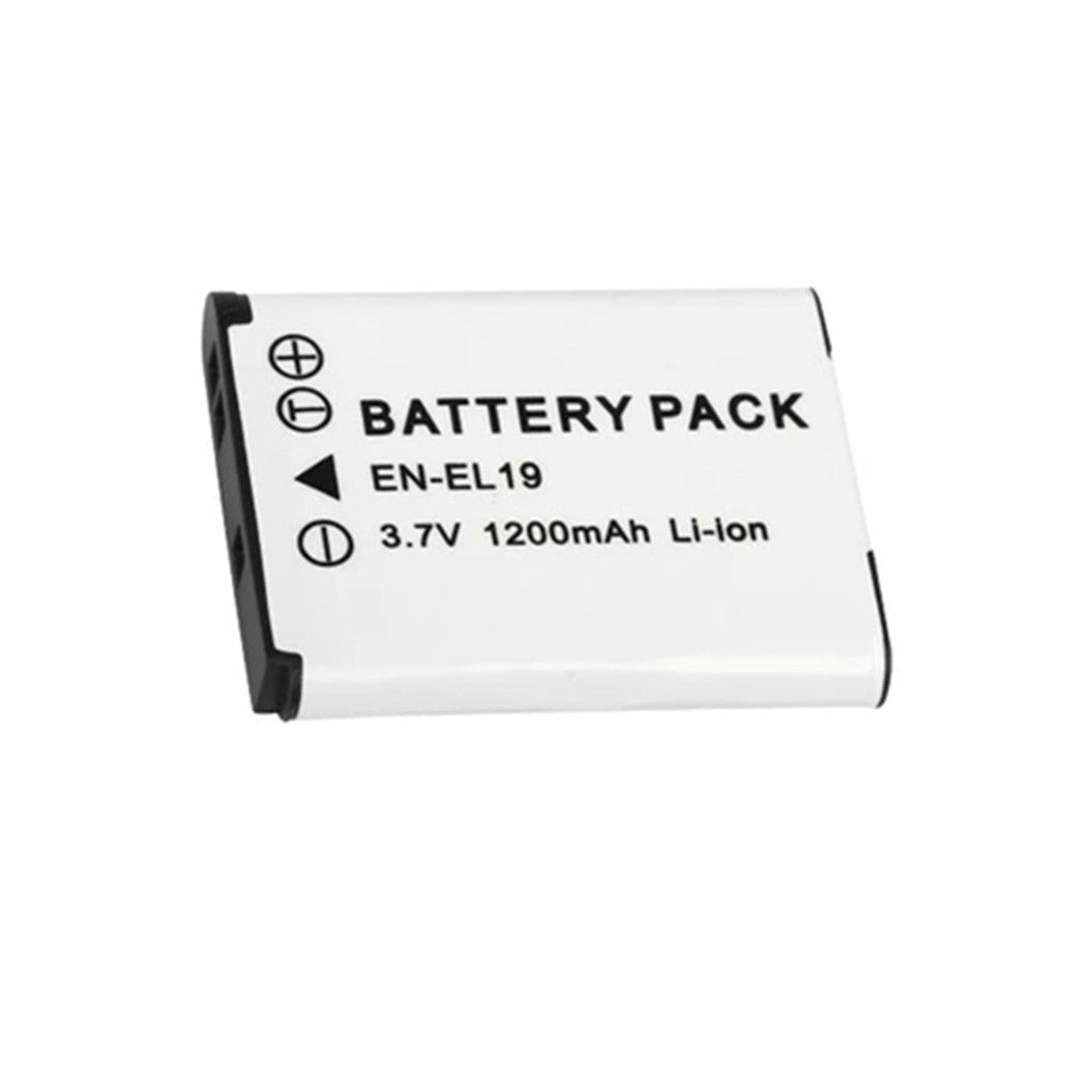 3.7V 1200mAh EN-EL 19 리튬 배터리 Nikon S2600 S4100 S6400 카메라용