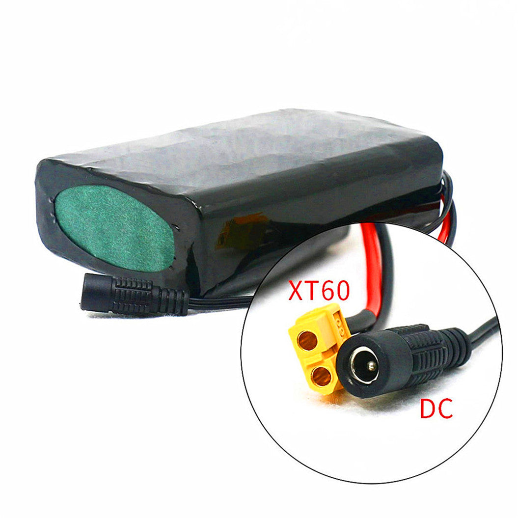 Bateria de Lítio 36V 10S2P 7Ah 450Watt 18650 para Skateboard e Bicicleta Elétrica com Conector XT60