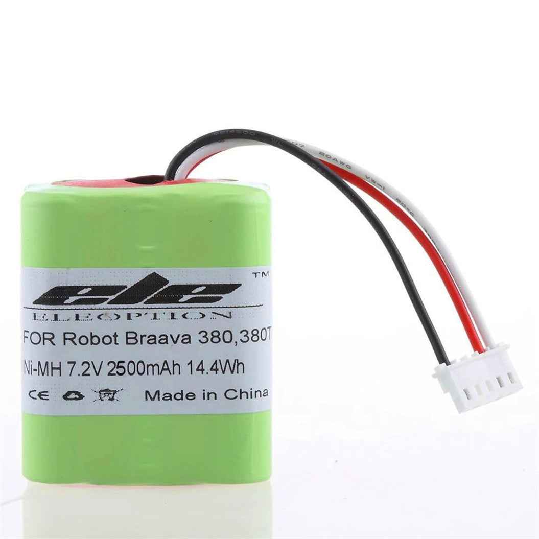 Batterie NI-MH 7,2 V 2,5 mAh pour iRobot Roomba Braava 380 et 380T