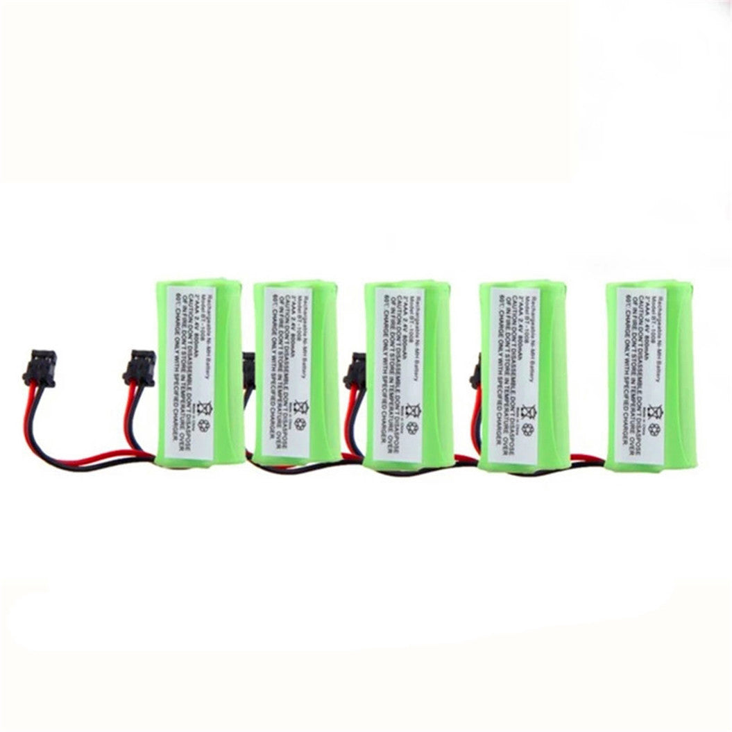 5개입 2.4V 800mAh Ni-MH 배터리 Uniden BT-1008 BT-1016 BT-1021 BT-1025 BT1021용