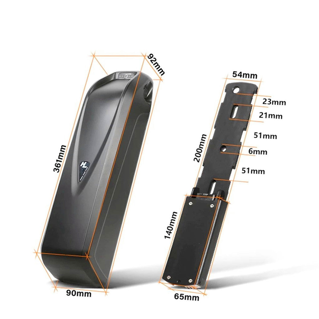 36V 12.5 Ah 전기 자전거 Hailong 18650 배터리 셀 Ebike 리튬 배터리