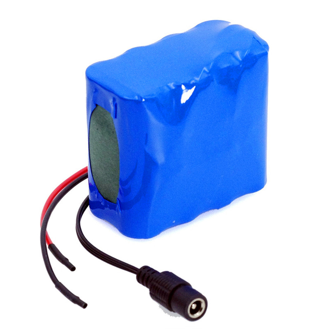 Batería de iones de litio LiitoKala 18650 de 14,8 V y 4,4 Ah Calentador de lámpara de pesca nocturna Amplificador de lámpara Bergmann Batería con BMS