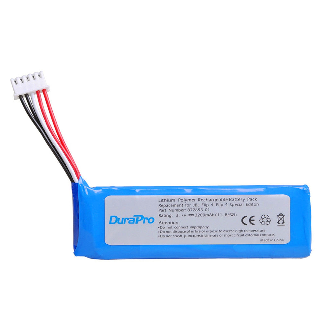 3.7V 3200mAh バッテリー GSP872693 JBL スピーカー Flip 4、Flip 4 Special Edition 用