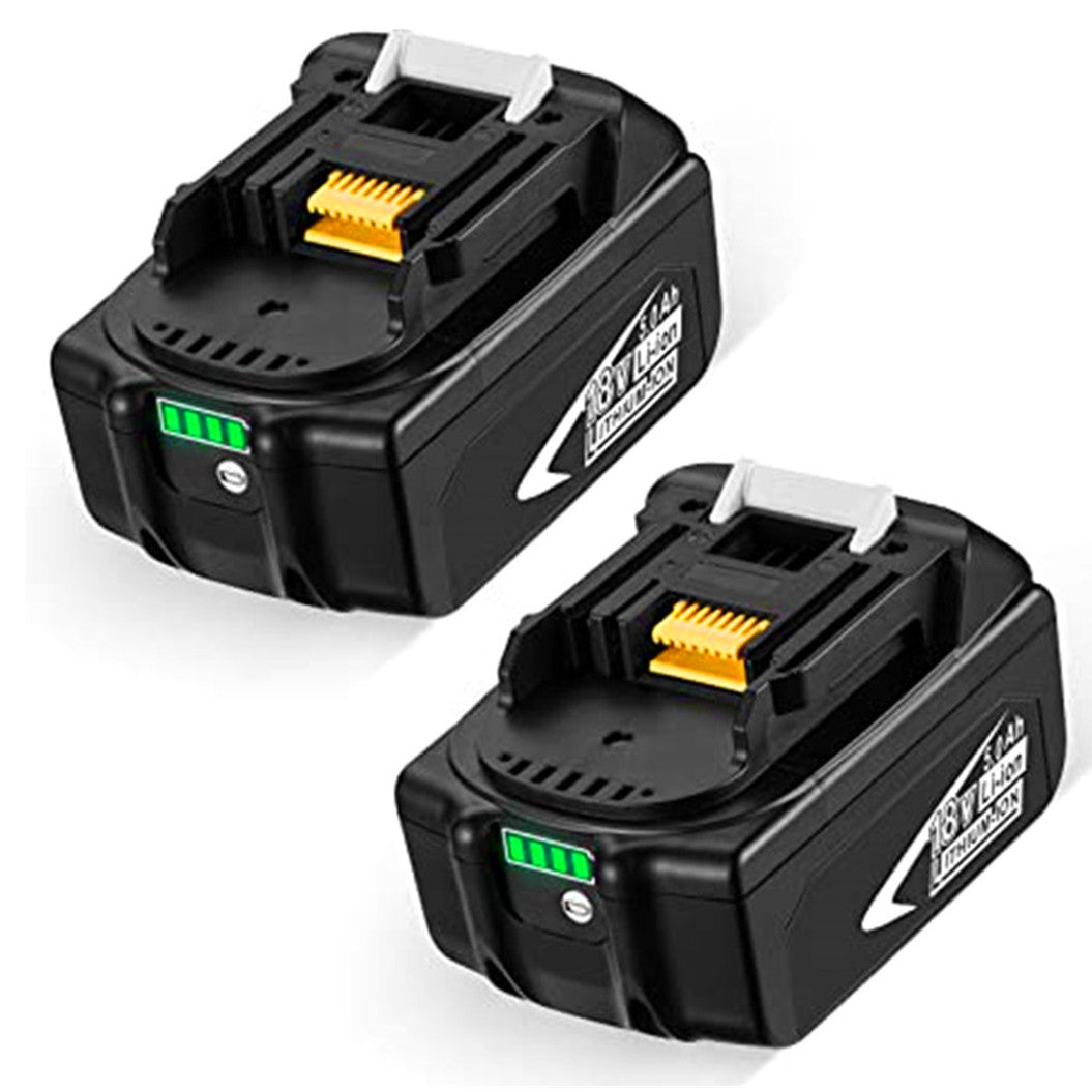 Batterie 18V 5000mAh avec affichage LED pour Makita BL1830 BL1840BL1850 BL1860
