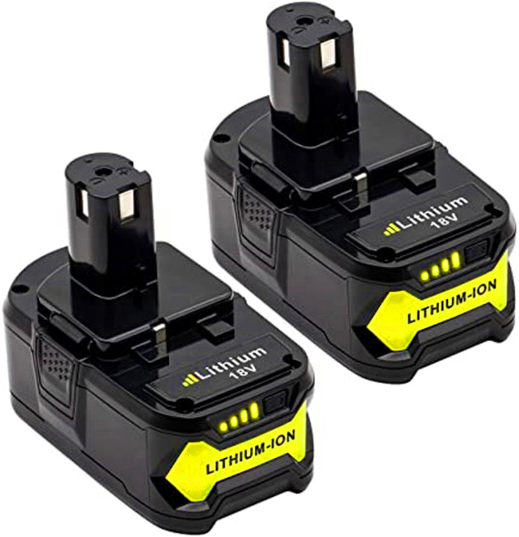2個セット 18V 6Ah リチウムバッテリー Ryobi P108 RB18L50 RB18L40 用