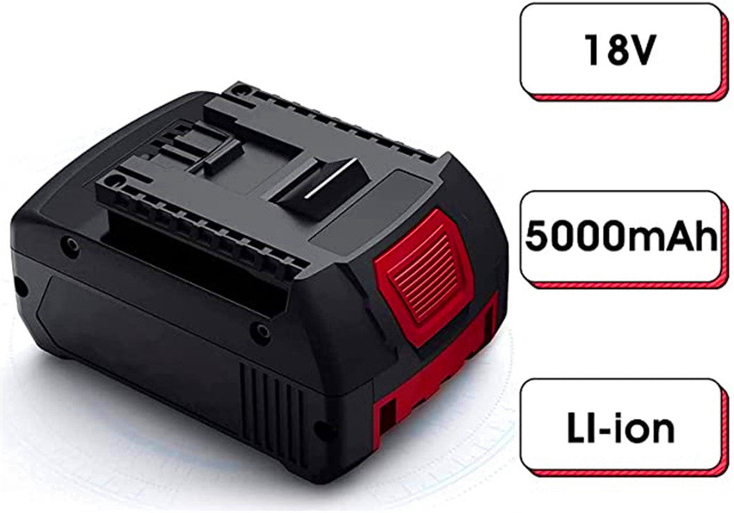 18V 5.0Ah バッテリー Bosch BAT609, BAT619G, BAT619, BAT609G, BAT618 対応