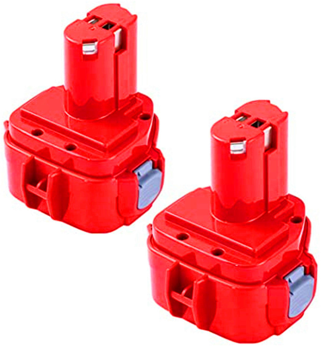 Lot de 2 batteries Ni-Mh 12 V 3,0 Ah pour batterie Makita 1220 1222 PA12 1233S 1235B 1235F