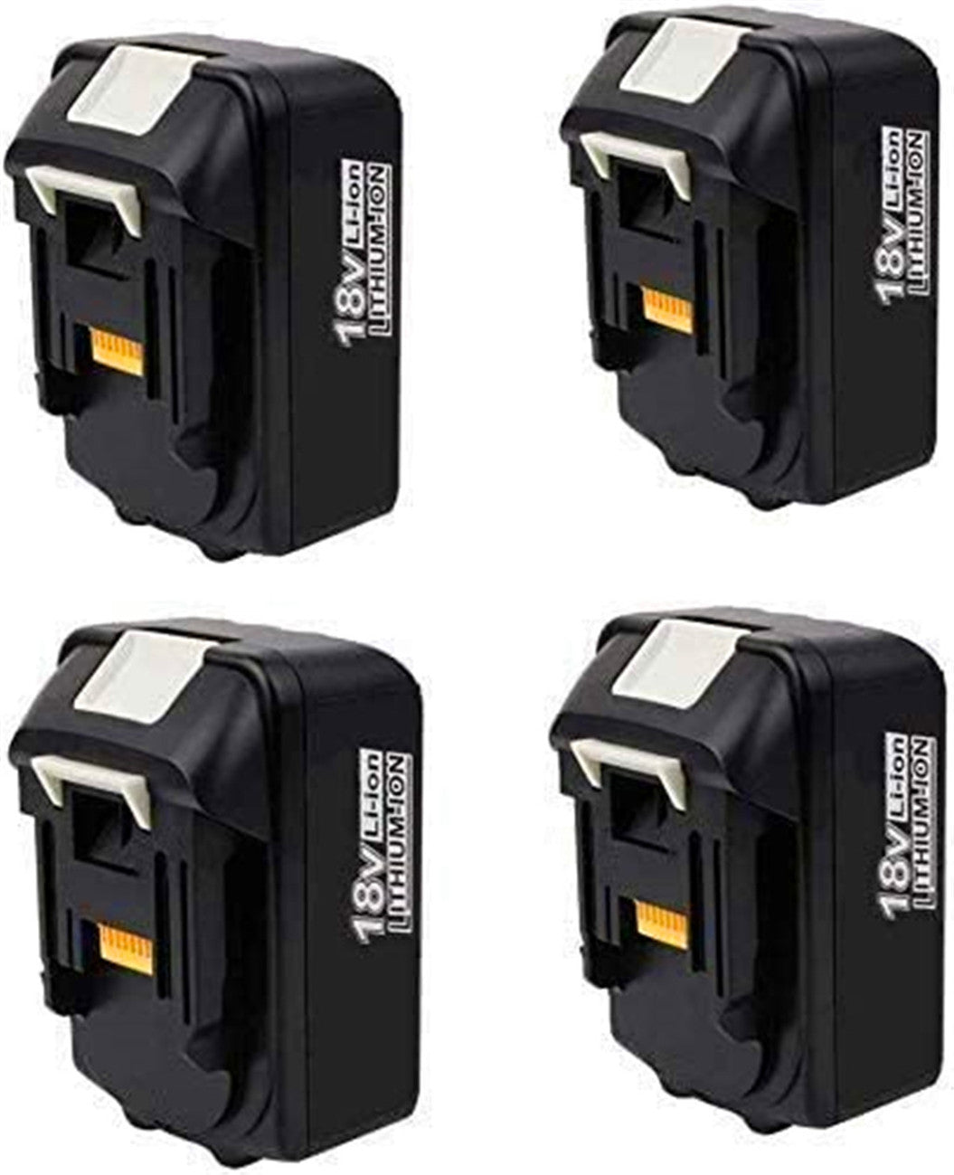 4 peças de bateria Li-Ion 18V 6.0Ah BL1860 para Makita BL1850B BL1850 BL1860B BL1840