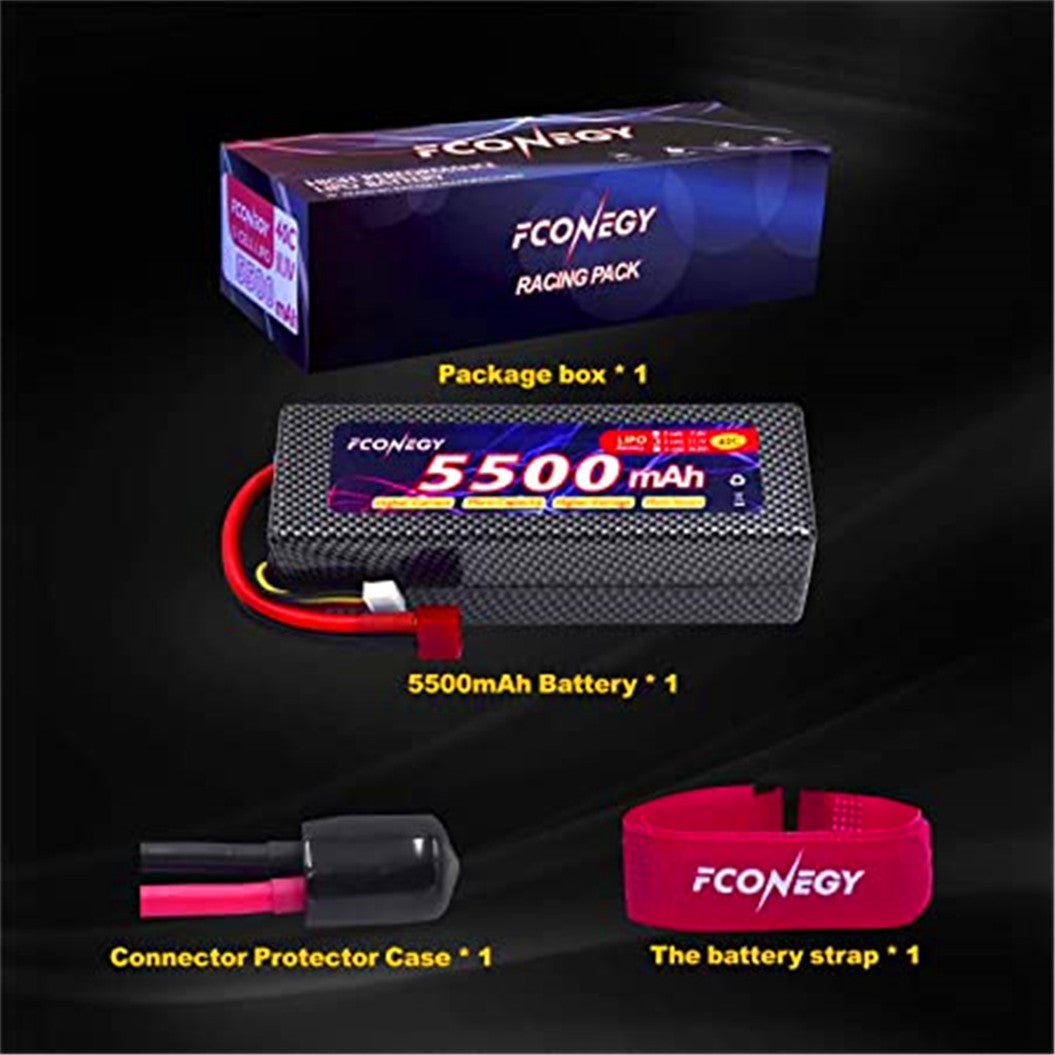 11.1V 5500mAh LiPo battery with Deans T connector for RC car boat,HPI, Tamiya, Kyosho brands