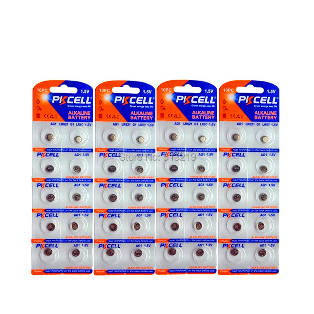 40PCS AG1 1.5V LR60 SR621 SR621SW 164 364A ボタン電池 時計、計算機、リモコン、玩具用