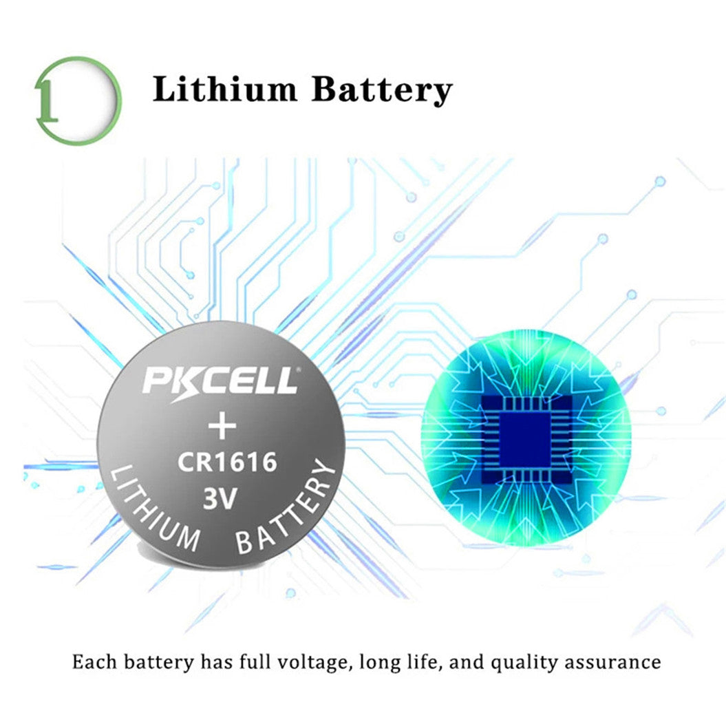 30PCS CR1616 3V リチウムボタン電池 ハートレートモニター、時計、カメラ、計算機、車のアラームシステム用