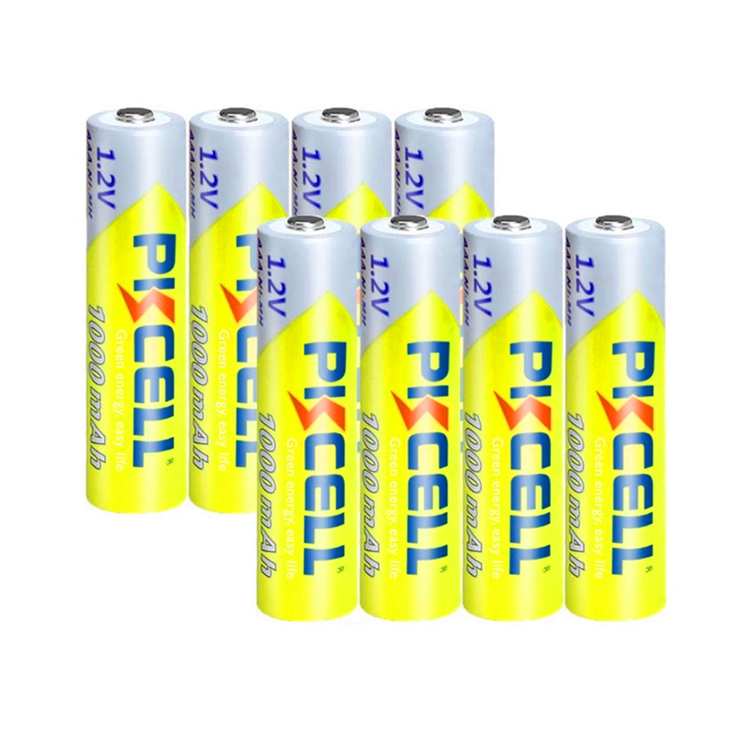 8PC 3A 1000mAh 1.2V Ni-MH AAA Battery for Digital Camera, Portable Video, Game, Flashlight