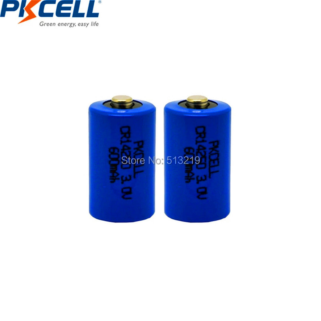 Lot de 2 batteries au lithium 3 V 650 mAh pour appareil photo, équipement médical, lampe, radio, serrure électronique