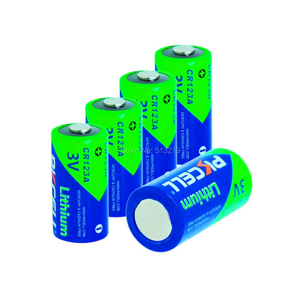 5個セット 2/3A バッテリー 16430 CR123A CR17345 (CR17335) 1500mAh 3V フォトリチウムバッテリー カメラ、医療機器用