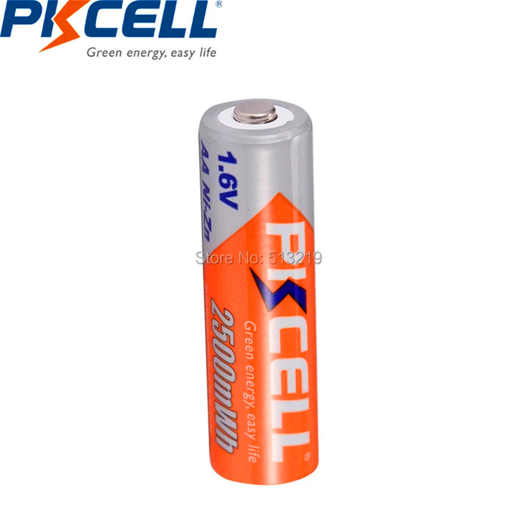 16 pilas de níquel-zinc AA Ni-Zn de 1,6 V y 2500 mWh para cámaras digitales, CD y juegos
