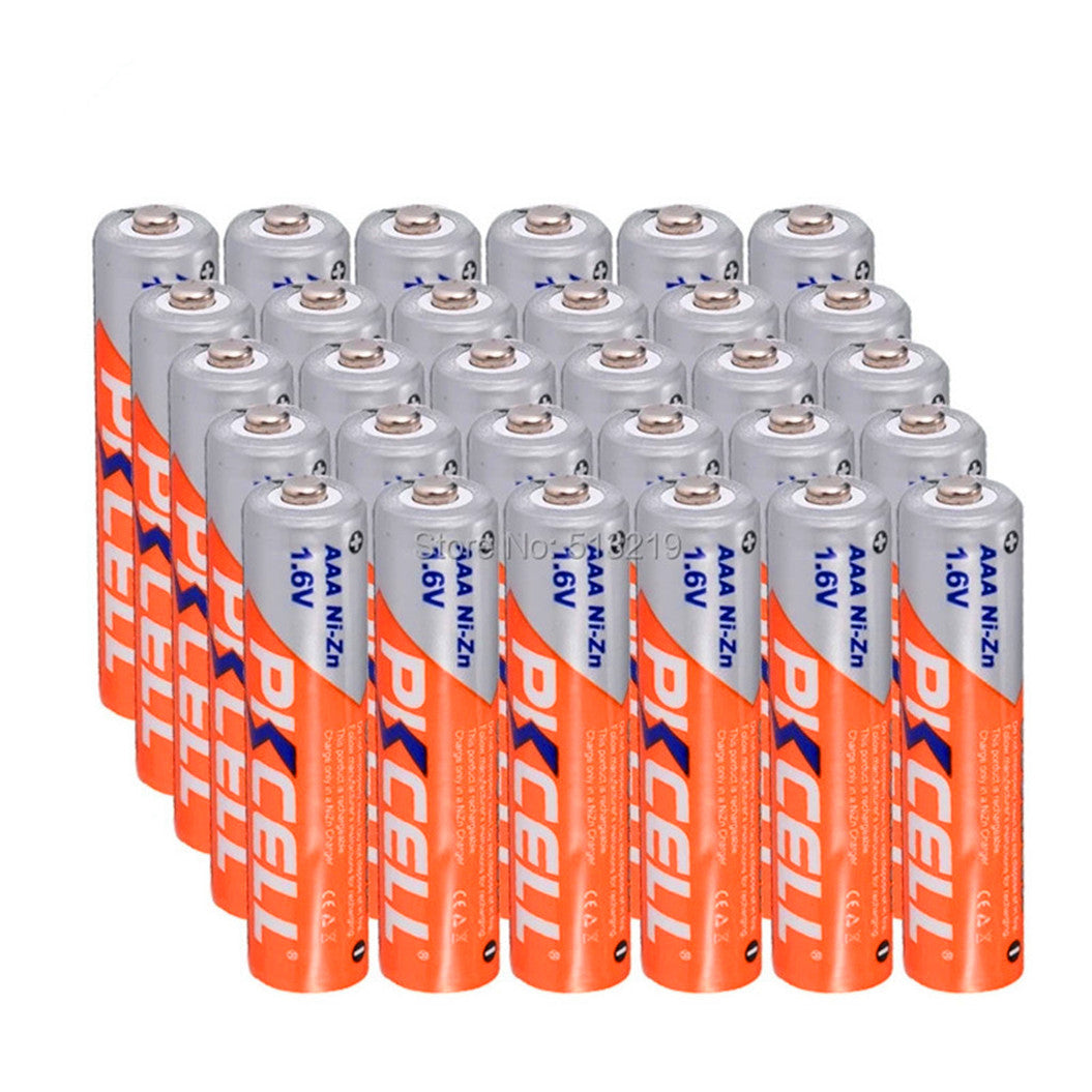24PCS Bateria Ni-Zn AAA 1.6V 900mWh para Câmera Digital, CD, Console de Jogos, Brinquedos, Lanterna