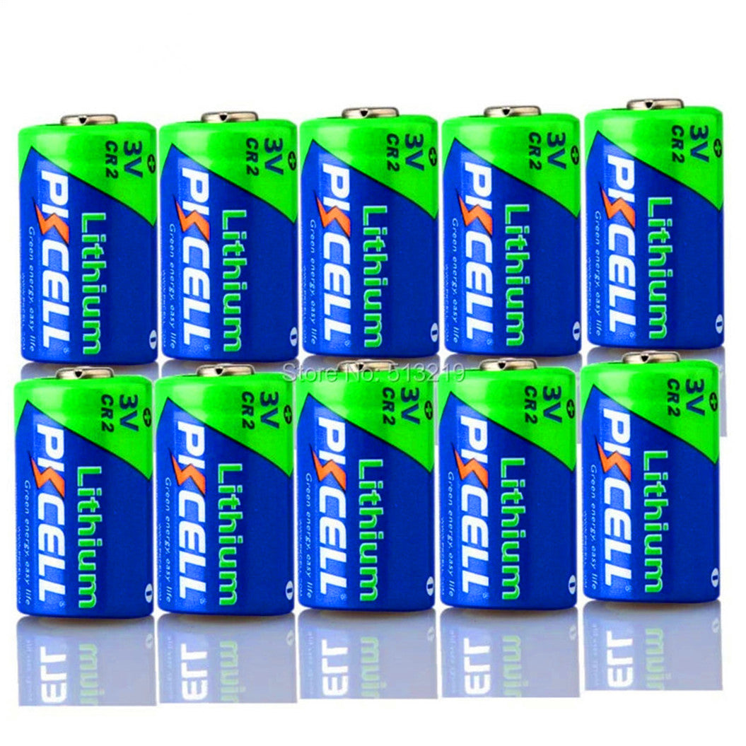 Lot de 10 batteries au lithium 3 V 850 mAh pour appareil photo, équipement médical, lampe, radio