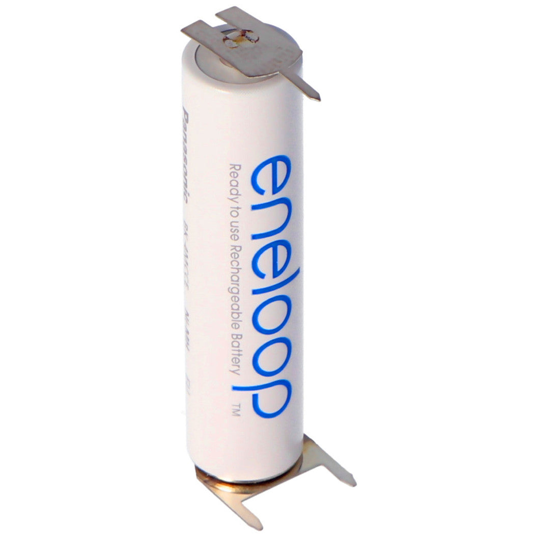 Lot de 2 batteries AAA NiMH 1,2 V 800 mAh avec contacts imprimés à 3 broches pour fabricant/marque : Universal