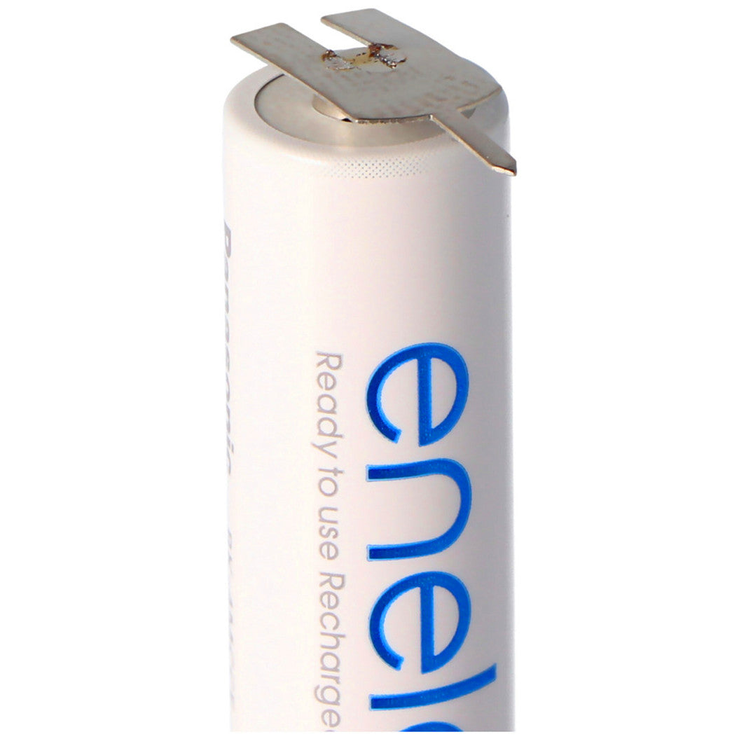 Lot de 2 batteries AAA NiMH 1,2 V 800 mAh avec contacts imprimés à 3 broches pour fabricant/marque : Universal
