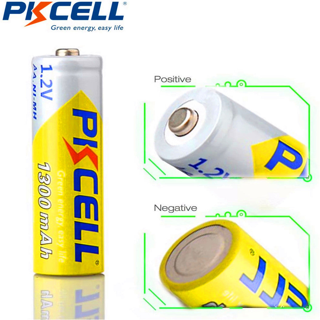 20 Peças Bateria AA 1.2V 1300mAh para Câmera Digital, Vídeo Portátil, Jogo, Lanterna