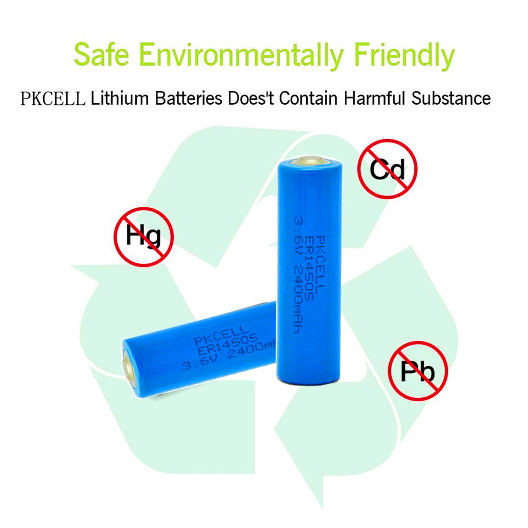 20PCS AA 3.6V 2400mAh 리튬 배터리 유틸리티 미터, GPS 추적, 카메라, 메모리 백업용