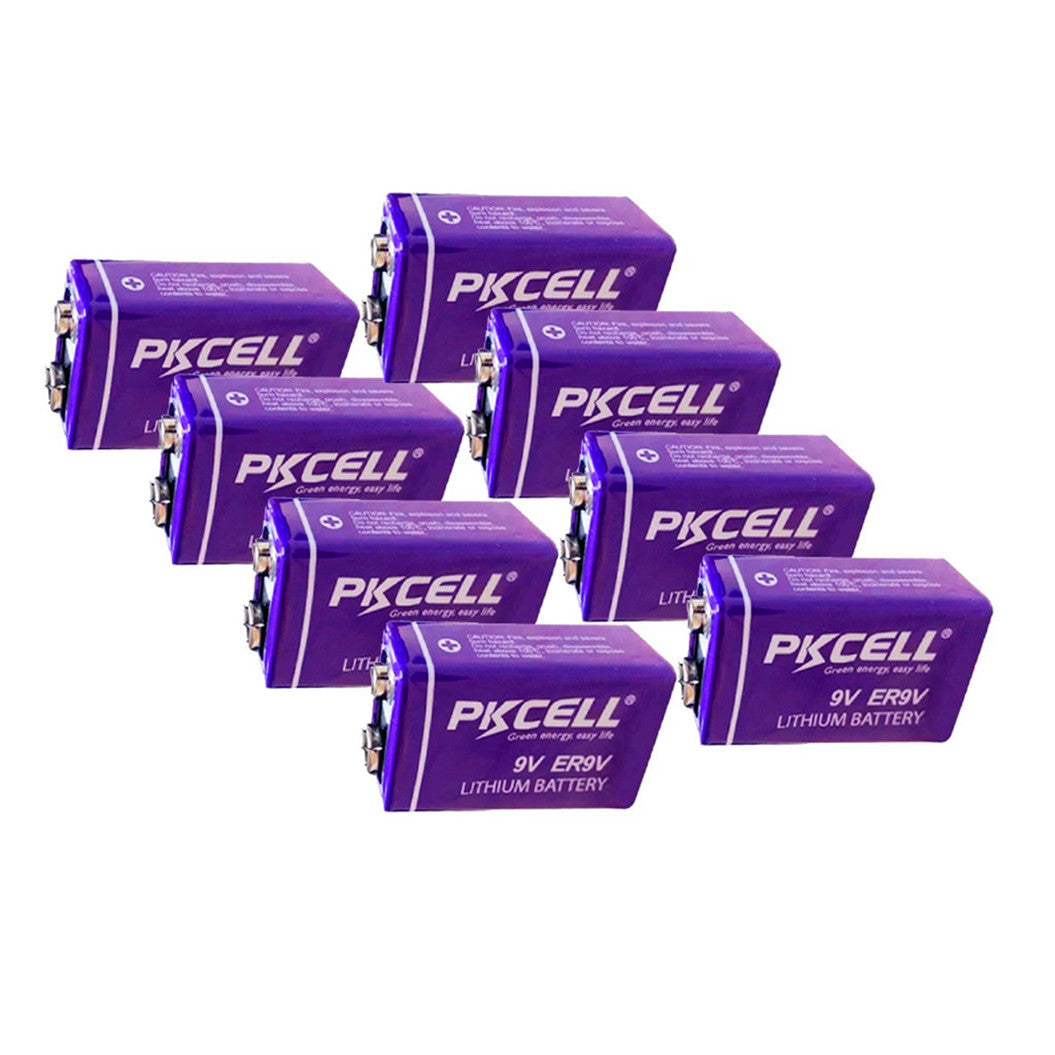 8 piezas de batería de litio de 10,8 V y 1200 mAh para medidor de agua, amperímetro o medidor de gas, reloj en tiempo real