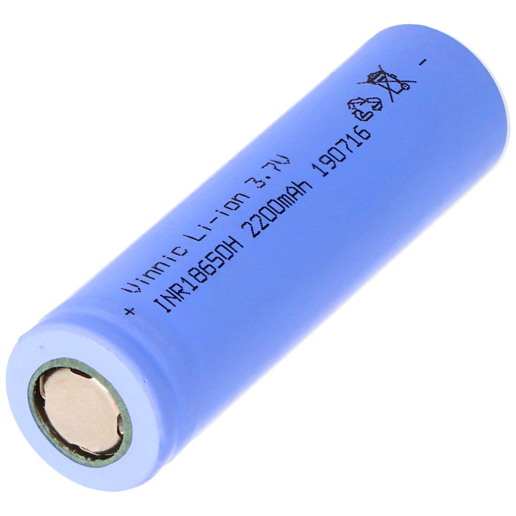 INR18650H Vinnic 18650 리튬 이온 배터리 3.7V 2200mAh 65.5x18.38mm