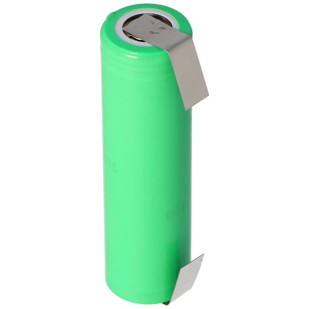 2pcs INR1860-25R 2500mAh 3.6V-3.7V Unprotected U-shaped Soldering Lugs