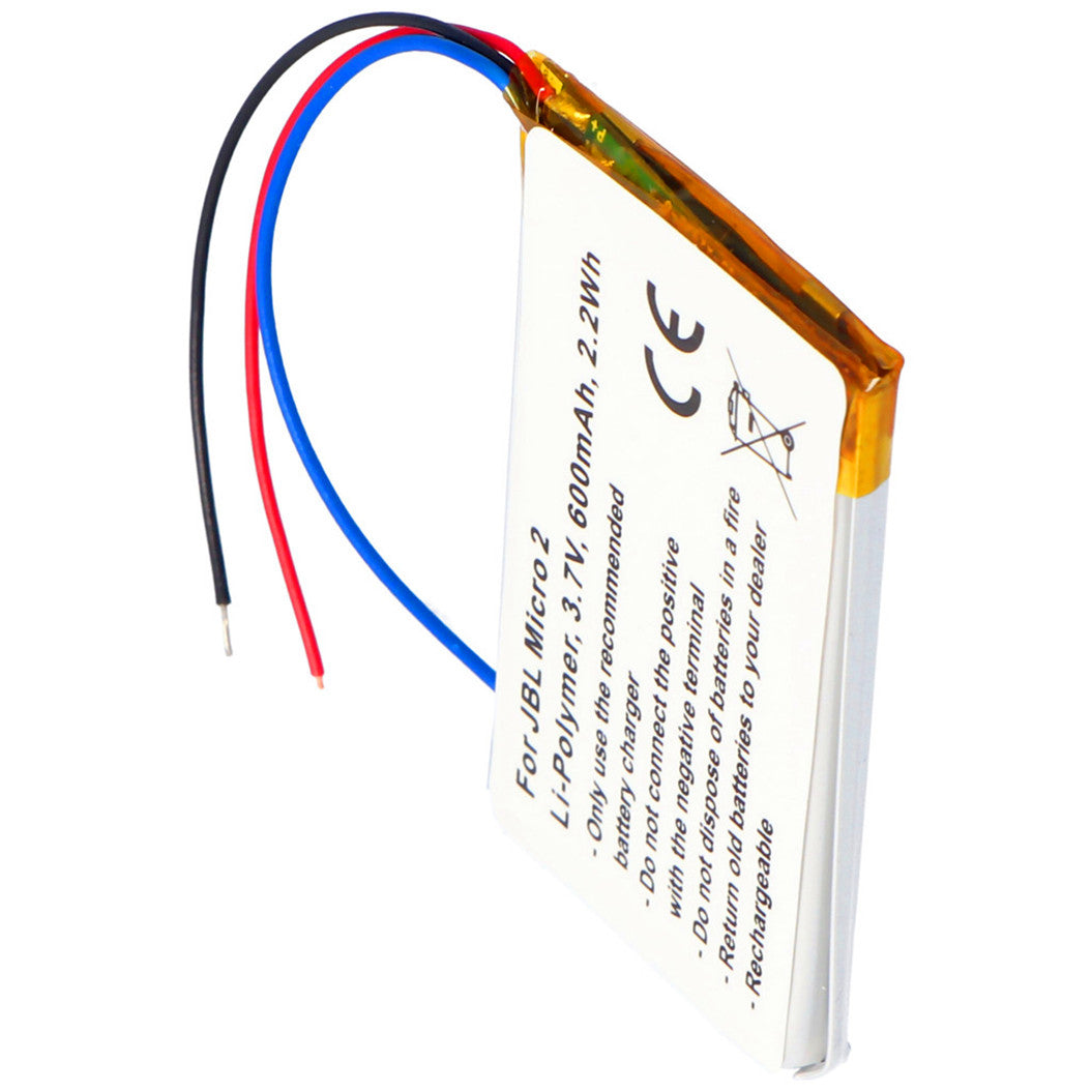 3.7V 600mAh 2.2Wh battery for JBL Micro 2