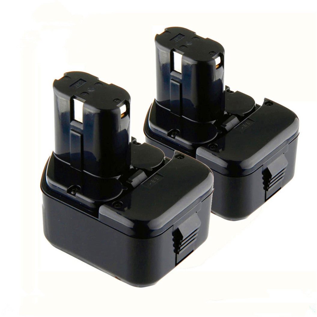 Lot de 2 batteries NiMH 12 V 3,0 Ah pour Hitachi CD 4D, CL 13D, DB 12DM2, DH 15D2