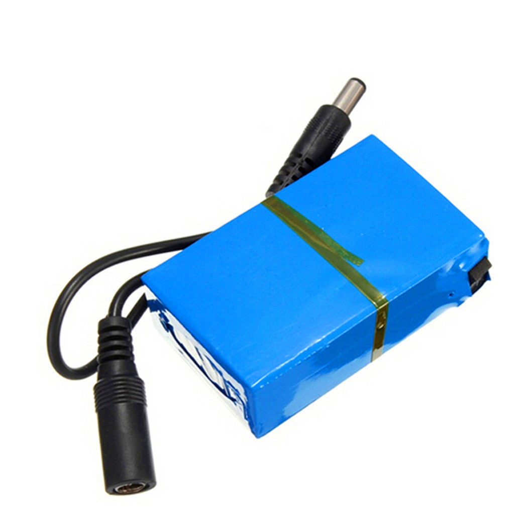 휴대용 DC-168 DC 12V 1800mAh 리튬 이온 배터리, CCTV 카메라, 무선 카메라, 베이비 모니터 플러그 포함