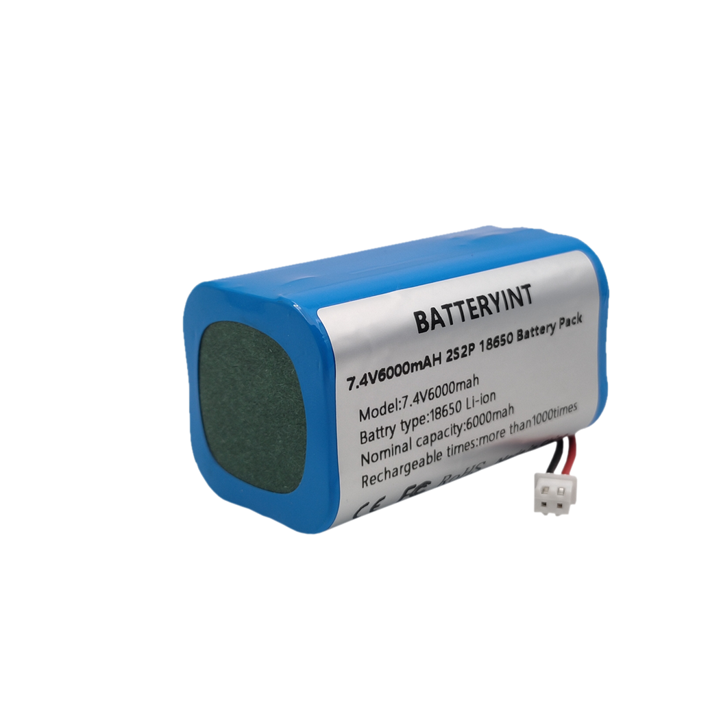 18650 7.4V 리튬 배터리 3600mAh - 스피커 보호 보드 및 XH 2.54-2P 커넥터 포함