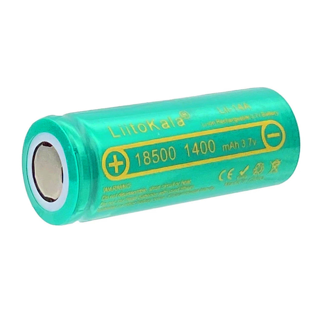 3.7V Lii-14A 18500 Oplaadbare Batterij 1400mAh voor Zaklampen – Lithium-ion
