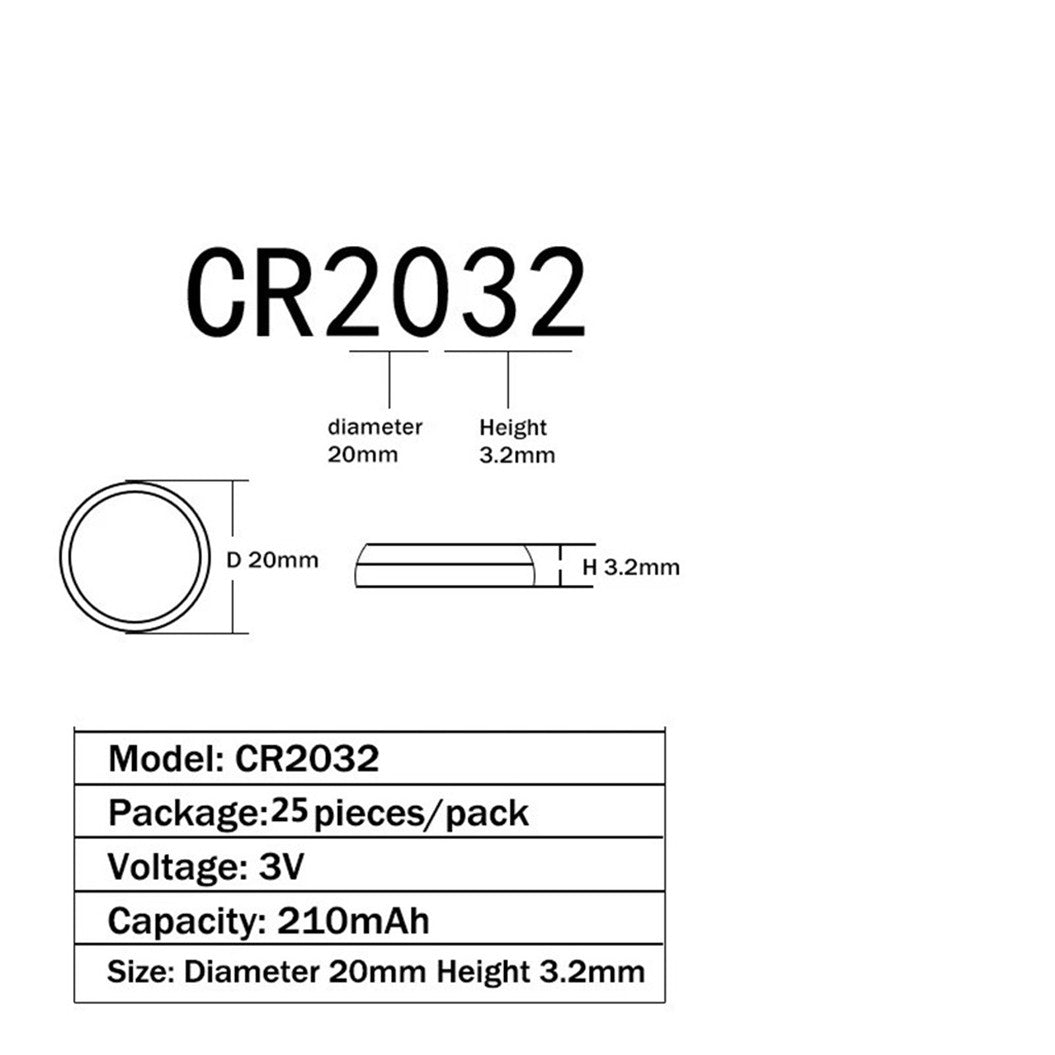 100個セット CR2032 3V リチウムボタン電池 CR2032 BR2032 DL2032 ECR2032 電子玩具・リモコン 用