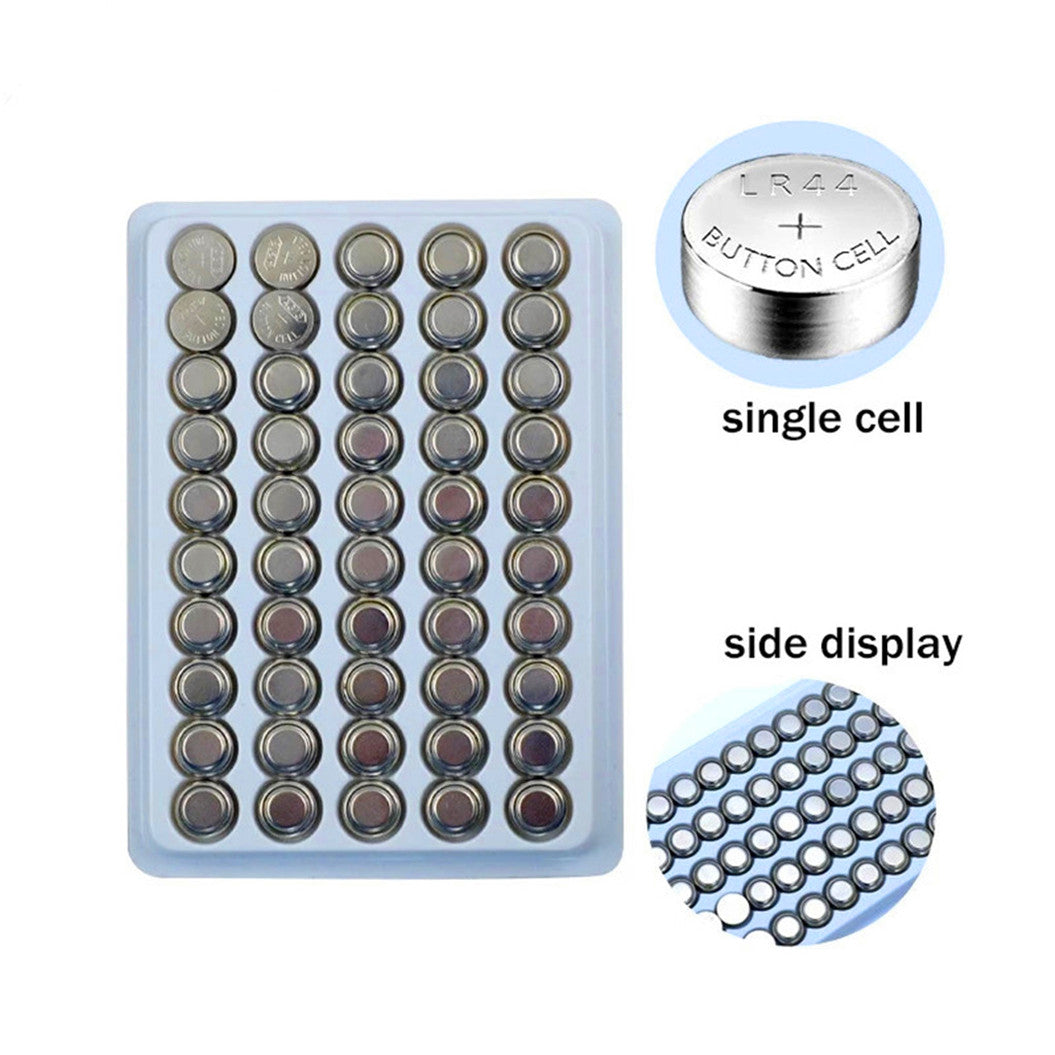 100PCS AG13 pile bouton LR44 357 357A S76E G13 pile bouton alcaline AG 13 1,5V pour télécommande électronique d'horloge