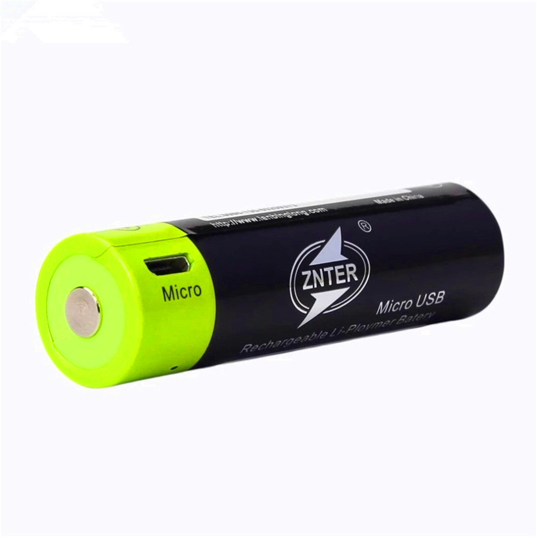 2 pieces 18650 3.7V 1500 mAh micro-USB rechargeable lithium polymer batteries for remote control transmitter parts