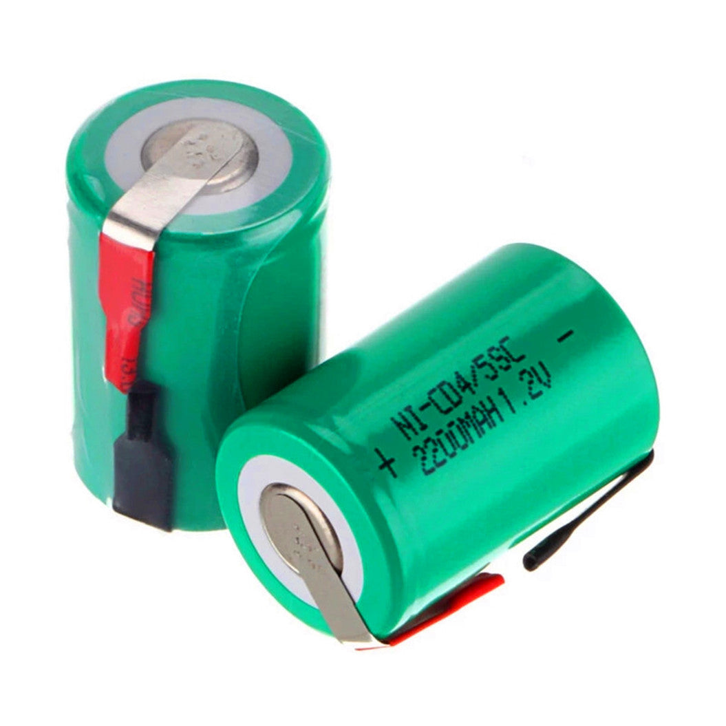 4 pieces 4 / 5SC NI CD battery 1.2V 2200mAh Sub C for DIY screwdriver drill torch SUBC