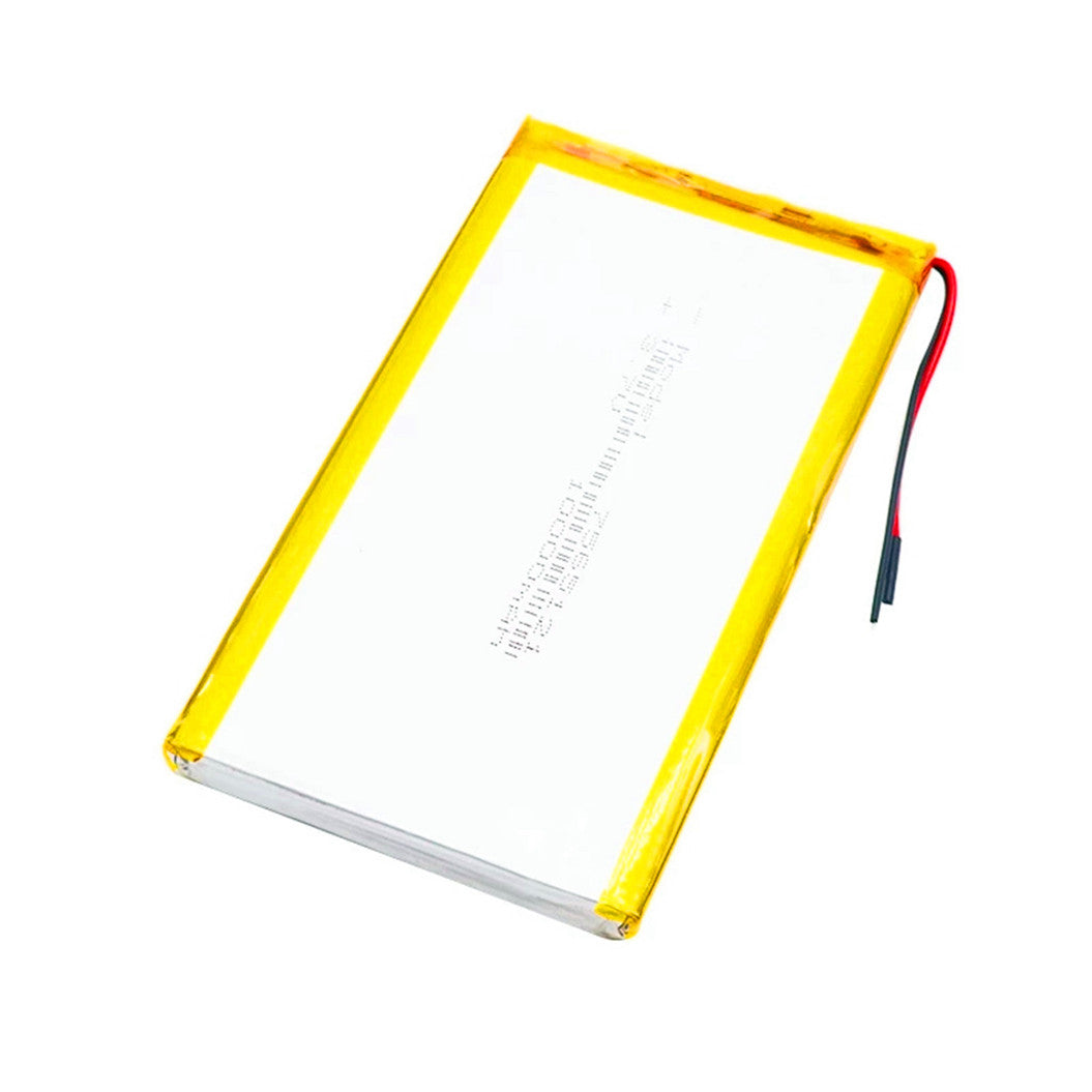 4 peças de Bateria 3.7V 10000mAh para Termistor 7565121, para GPS, PSP, PAD, iPod, DVD Portátil, Power Bank