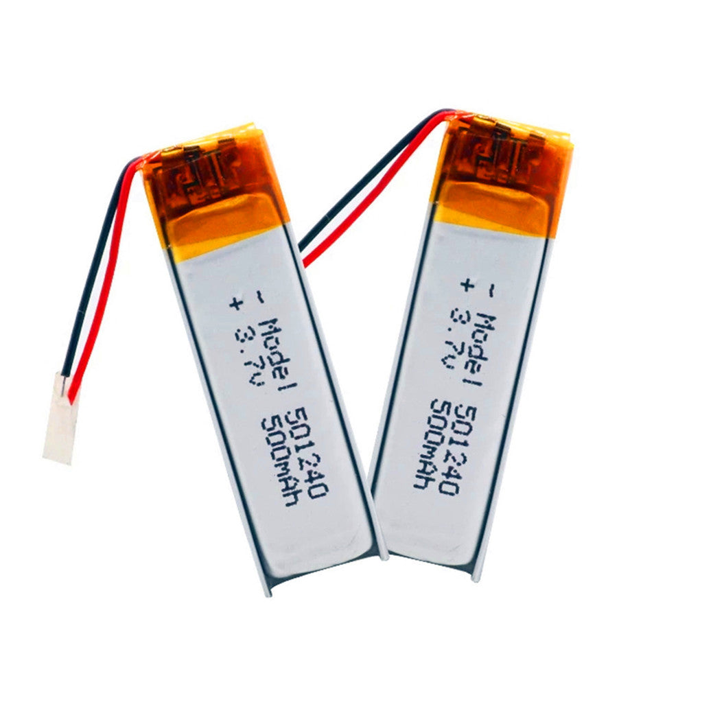 4 piezas 3,7 V 300 mAh 501240 batería de polímero de litio para GPS, auriculares Bluetooth, MP3, MP4