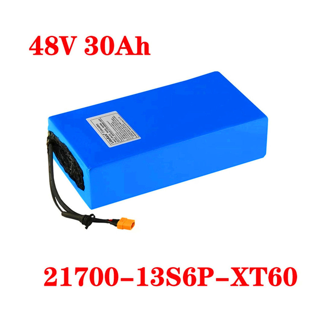 48V 30Ah 21700 5000mAh 13S6P XT60 Connector 30A BMS Scooter Battery en Elektrische Fiets Batterij