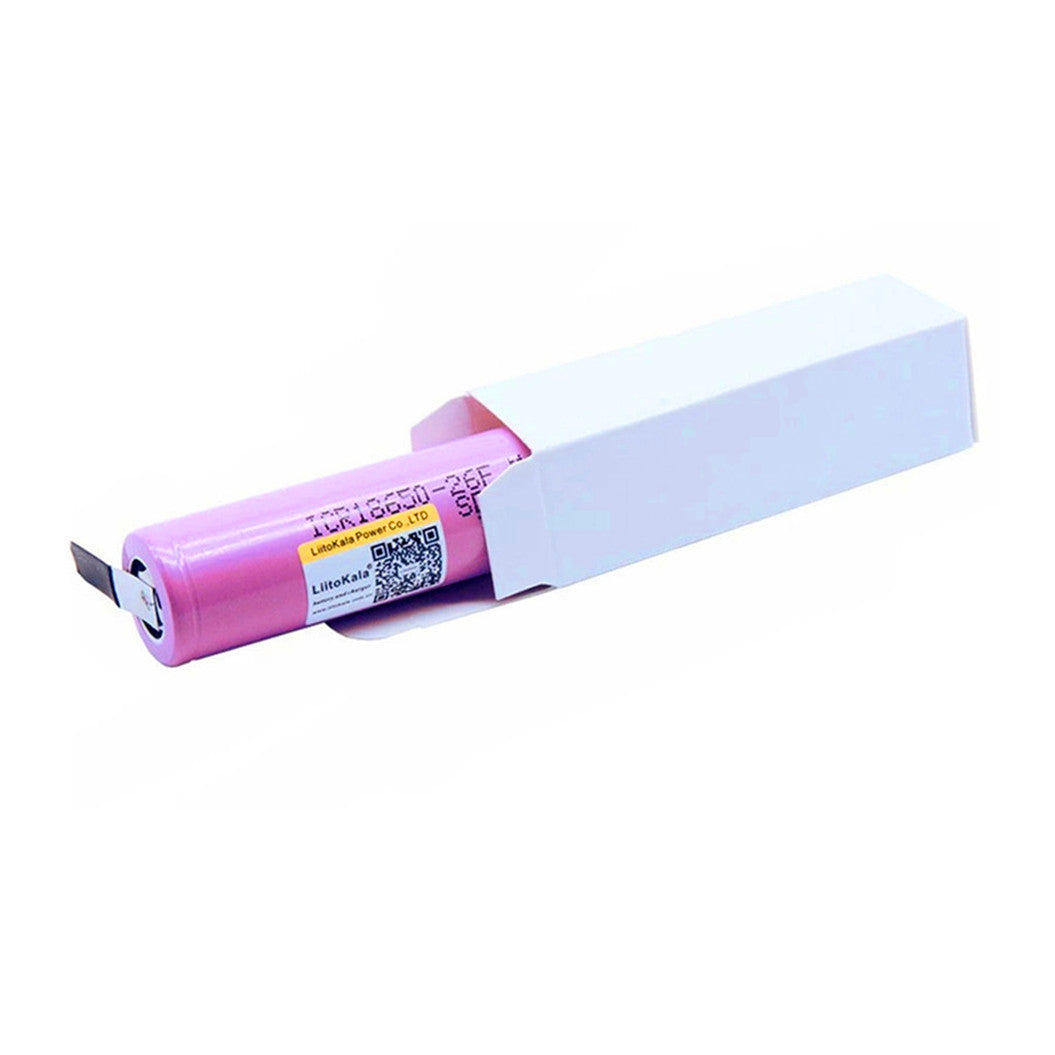 6 stuks 18650 2600mAh batterij ICR18650-26FM 20A lithium-ion batterij 15A ontladen DIY nikkel
