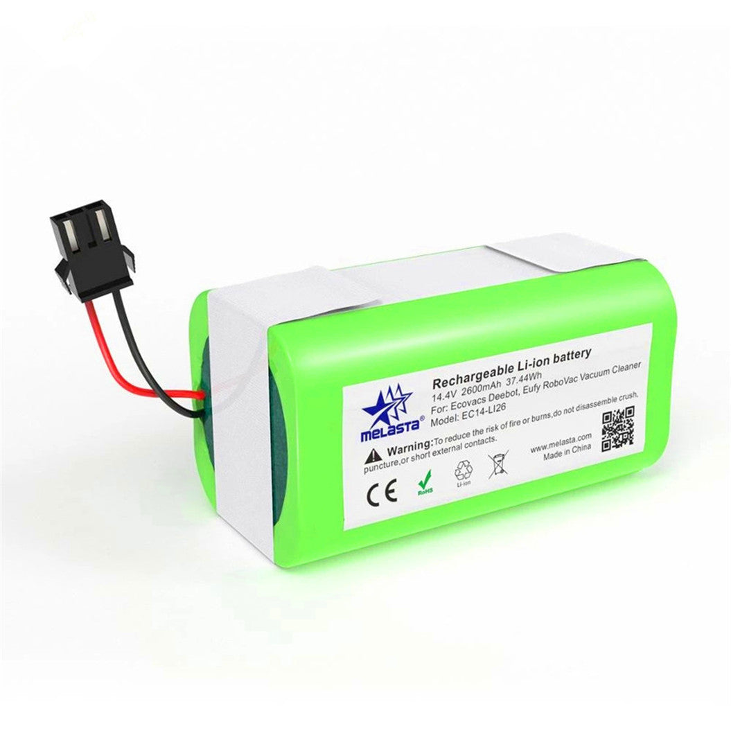 14.4V 2600mAh 리튬이온 배터리 Conga Excellence 950, 990, 1090, Deebot N79, N79S, DN622, RoboVac 11, 11S, 12, 15C, 30, 35C, X500