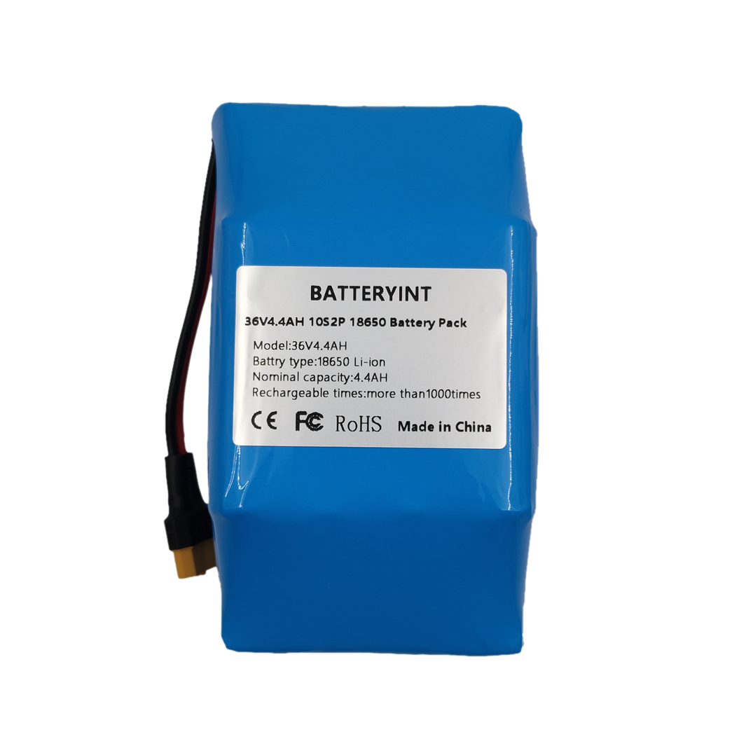 Batterie lithium-ion 36 V 4400 mAh 4,4 AH XT60 pour scooter électrique à équilibrage automatique hoverboard monocycle