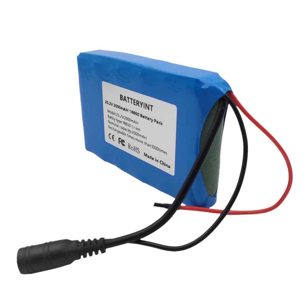 25.2V 18650 배터리 2000mAh GPS 내비게이션, 골프 카트, 전기 자전거용 배터리